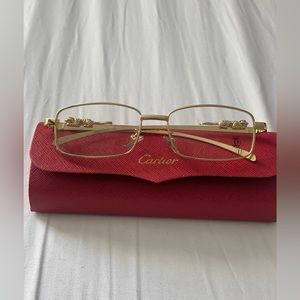COPY - Cartier Gold Clear Frames